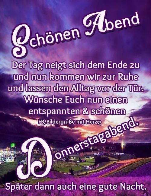 Donnerstag Abend Bilder 62
