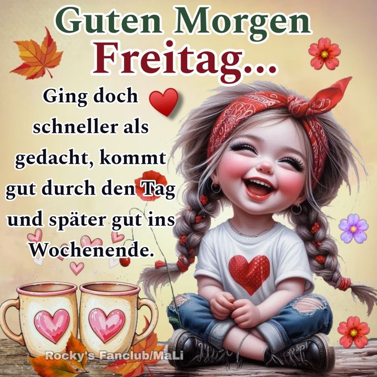 Guten Morgen Freitag Bilder